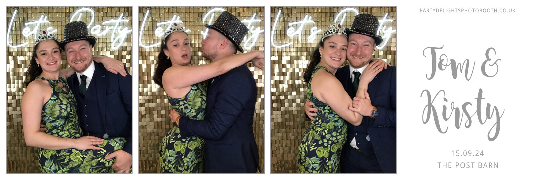 Tom and Kirsty's Wedding | View more photos from the event at gallery.partydelightsphotobooth.co.uk/u/PartyDelightsPhotoBooth/Tom-and-Kirstys-Wedding