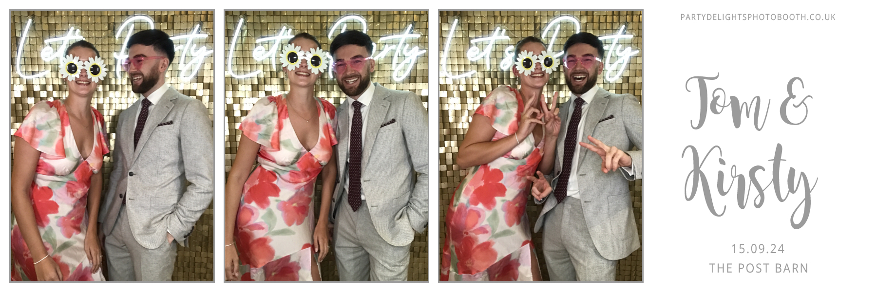 Tom and Kirsty's Wedding | View more photos from the event at gallery.partydelightsphotobooth.co.uk/u/PartyDelightsPhotoBooth/Tom-and-Kirstys-Wedding