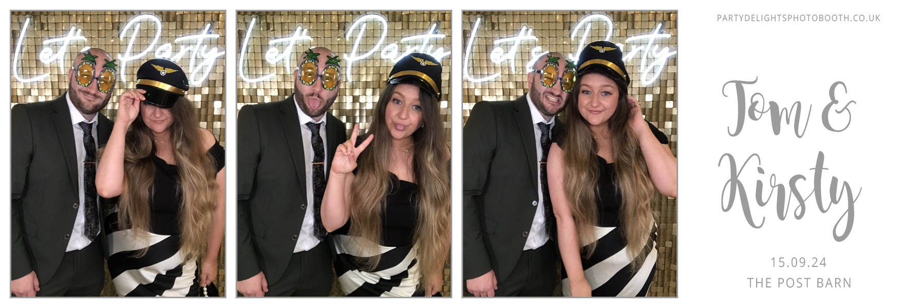 Tom and Kirsty's Wedding | View more photos from the event at gallery.partydelightsphotobooth.co.uk/u/PartyDelightsPhotoBooth/Tom-and-Kirstys-Wedding