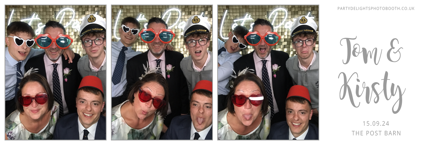 Tom and Kirsty's Wedding | View more photos from the event at gallery.partydelightsphotobooth.co.uk/u/PartyDelightsPhotoBooth/Tom-and-Kirstys-Wedding