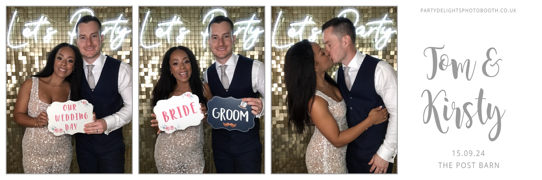 Tom and Kirsty's Wedding | View more photos from the event at gallery.partydelightsphotobooth.co.uk/u/PartyDelightsPhotoBooth/Tom-and-Kirstys-Wedding