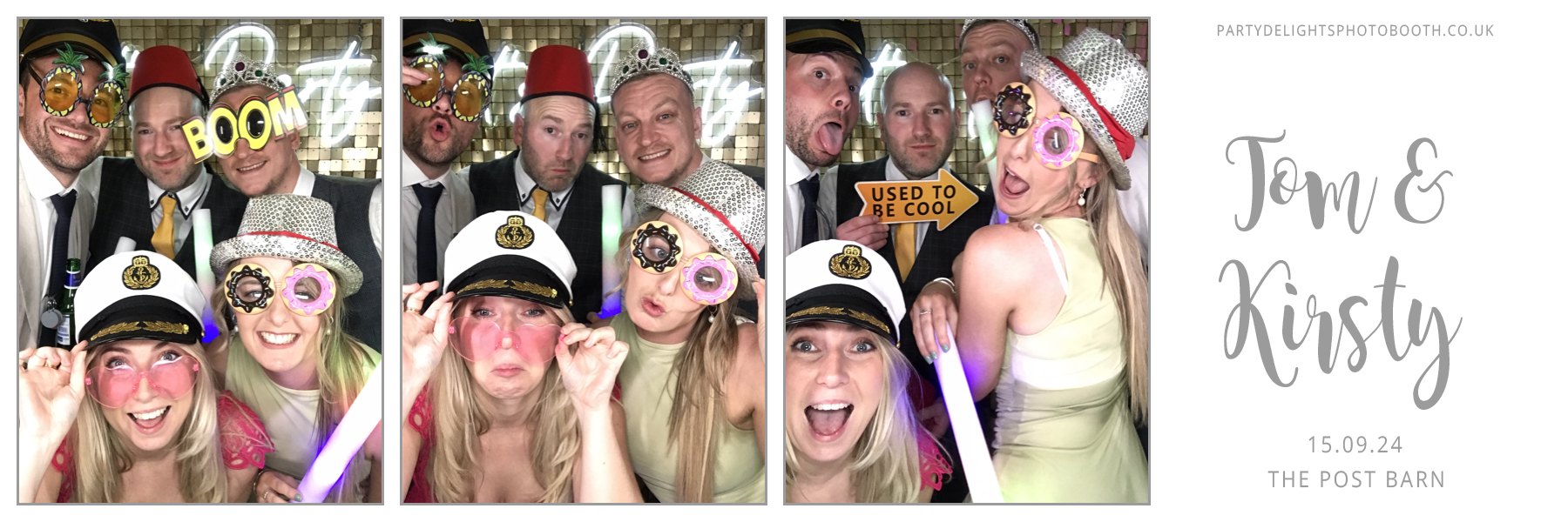 Tom and Kirsty's Wedding | View more photos from the event at gallery.partydelightsphotobooth.co.uk/u/PartyDelightsPhotoBooth/Tom-and-Kirstys-Wedding