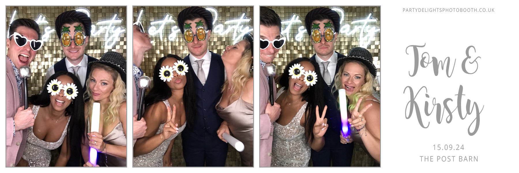Tom and Kirsty's Wedding | View more photos from the event at gallery.partydelightsphotobooth.co.uk/u/PartyDelightsPhotoBooth/Tom-and-Kirstys-Wedding