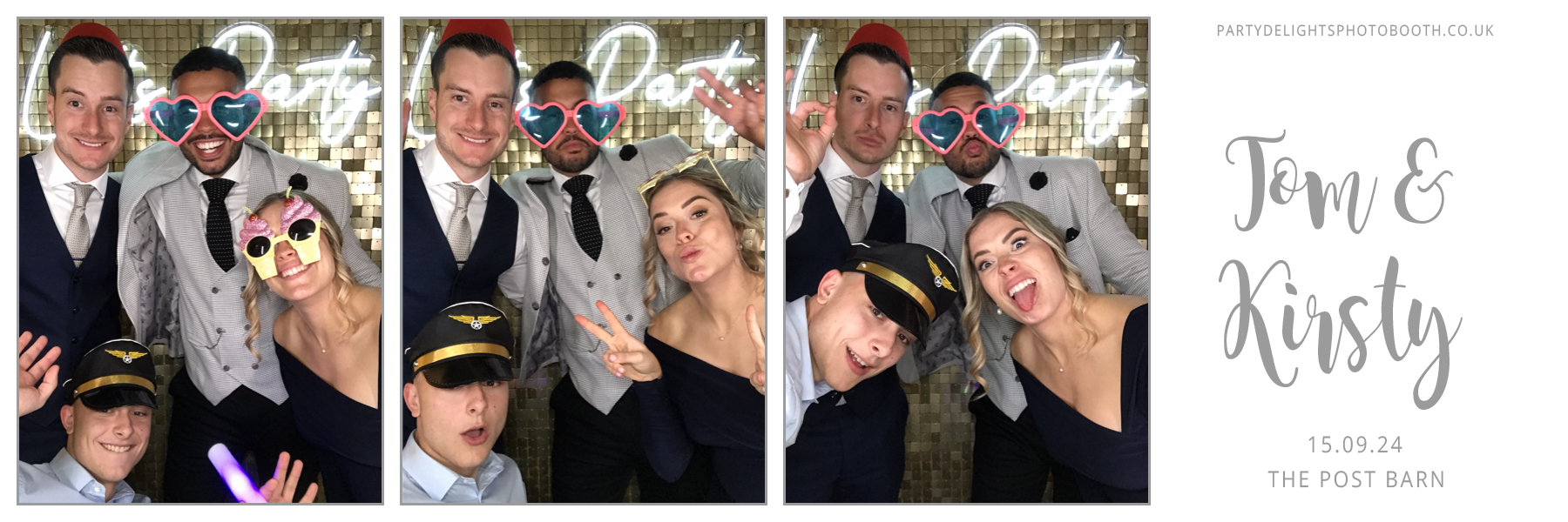 Tom and Kirsty's Wedding | View more photos from the event at gallery.partydelightsphotobooth.co.uk/u/PartyDelightsPhotoBooth/Tom-and-Kirstys-Wedding