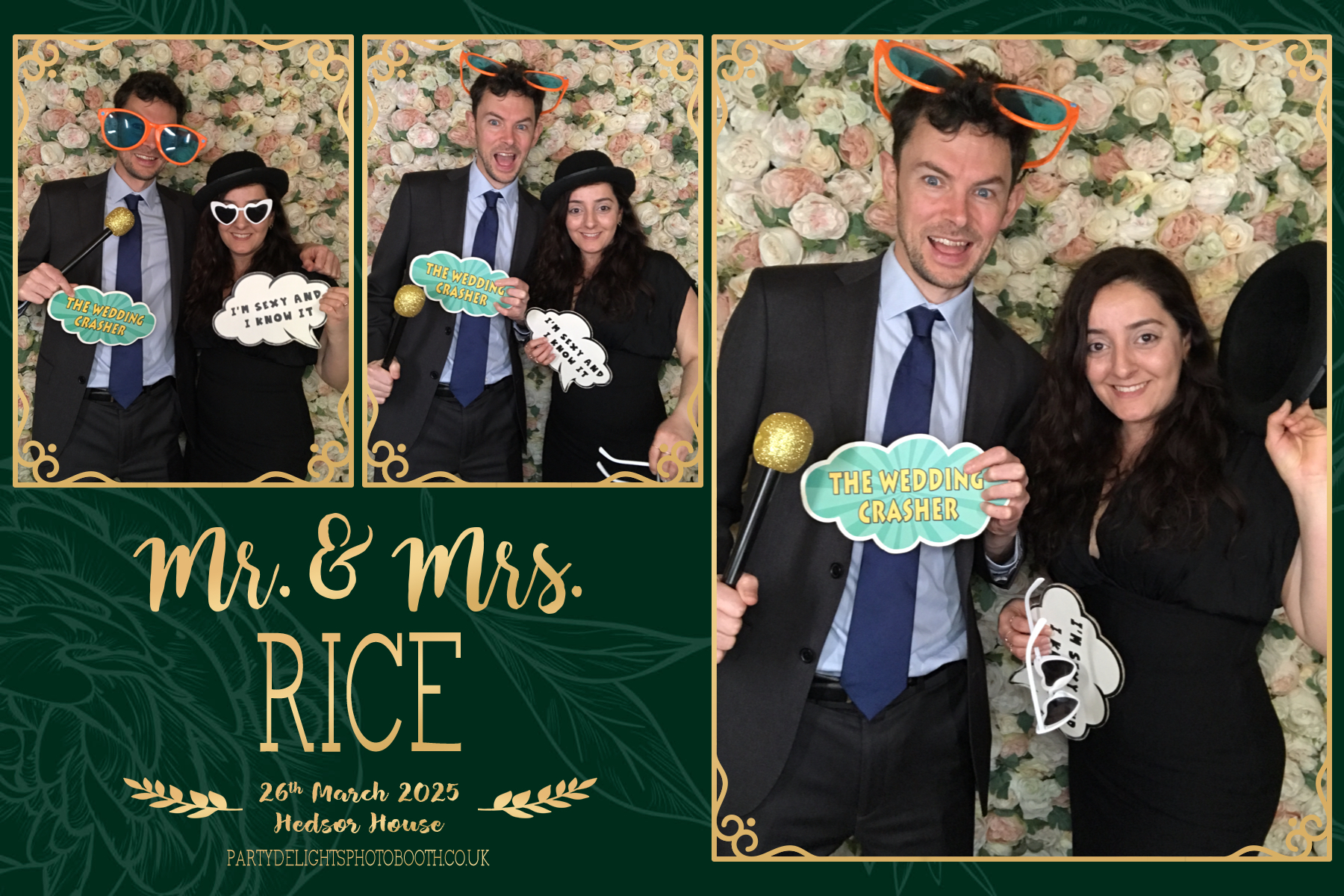Aleeta and Andrew's Wedding | View more photos from the event at gallery.partydelightsphotobooth.co.uk/u/PartyDelightsPhotoBooth/Aleeta-and-Andrews-Wedding