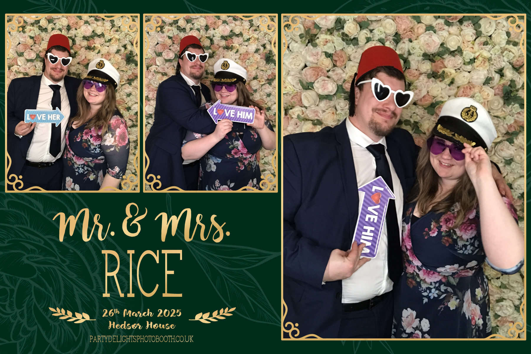 Aleeta and Andrew's Wedding | View more photos from the event at gallery.partydelightsphotobooth.co.uk/u/PartyDelightsPhotoBooth/Aleeta-and-Andrews-Wedding