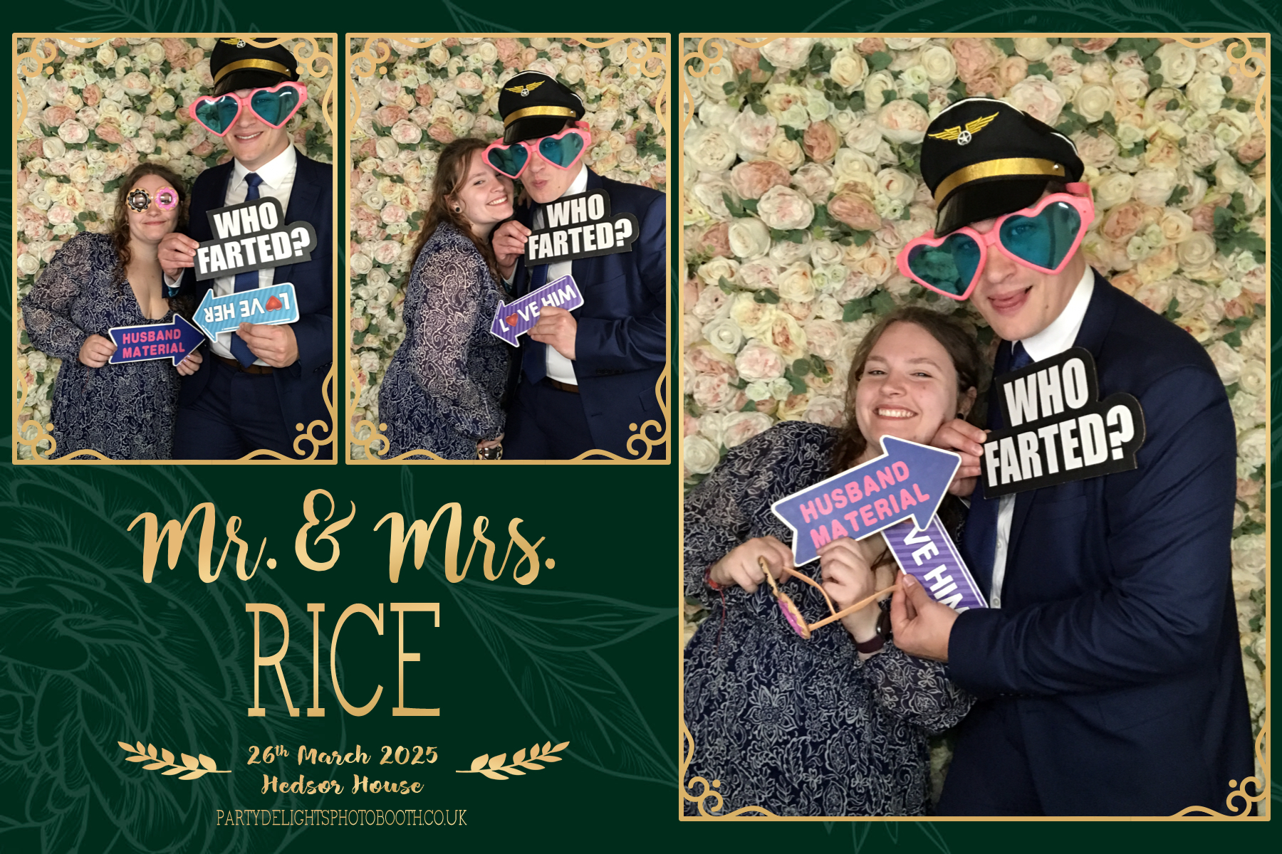 Aleeta and Andrew's Wedding | View more photos from the event at gallery.partydelightsphotobooth.co.uk/u/PartyDelightsPhotoBooth/Aleeta-and-Andrews-Wedding