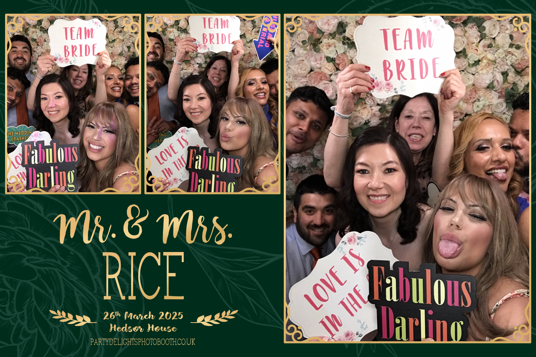 Aleeta and Andrew's Wedding | View more photos from the event at gallery.partydelightsphotobooth.co.uk/u/PartyDelightsPhotoBooth/Aleeta-and-Andrews-Wedding