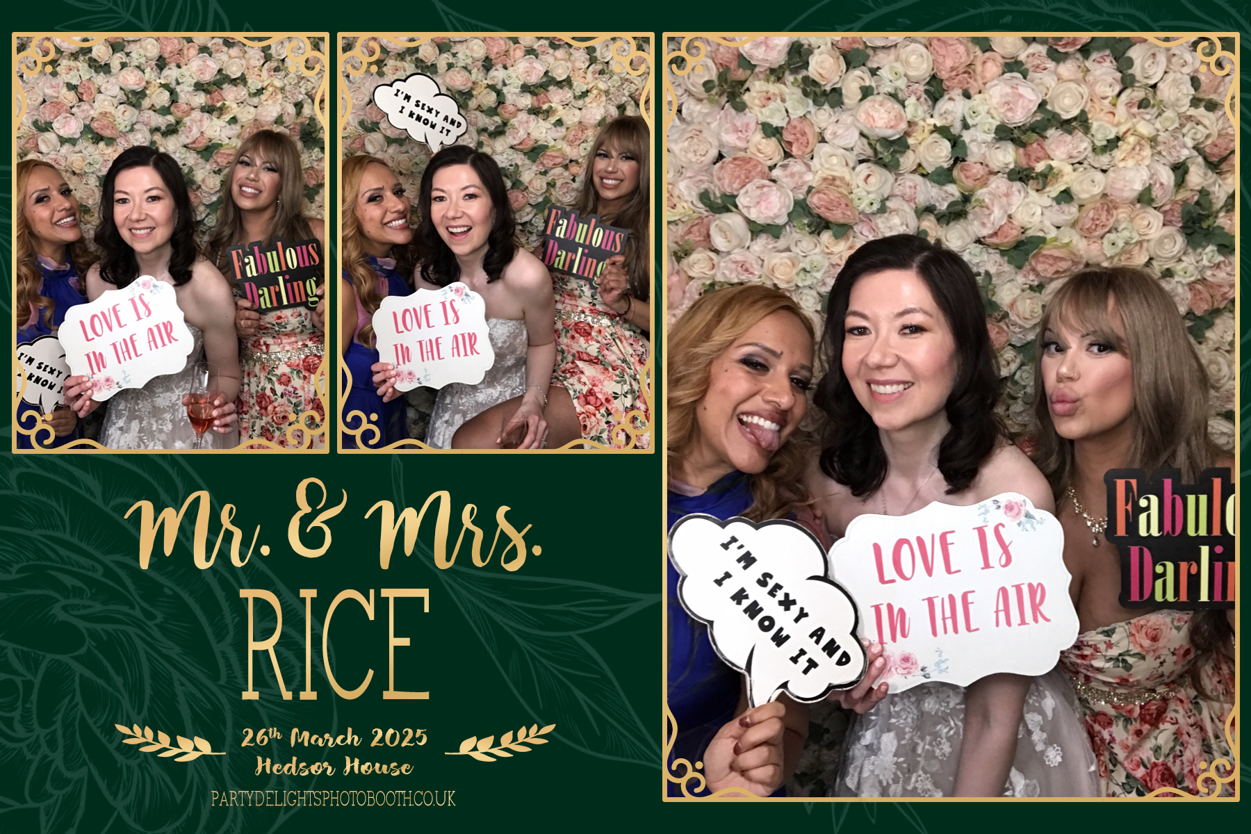 Aleeta and Andrew's Wedding | View more photos from the event at gallery.partydelightsphotobooth.co.uk/u/PartyDelightsPhotoBooth/Aleeta-and-Andrews-Wedding