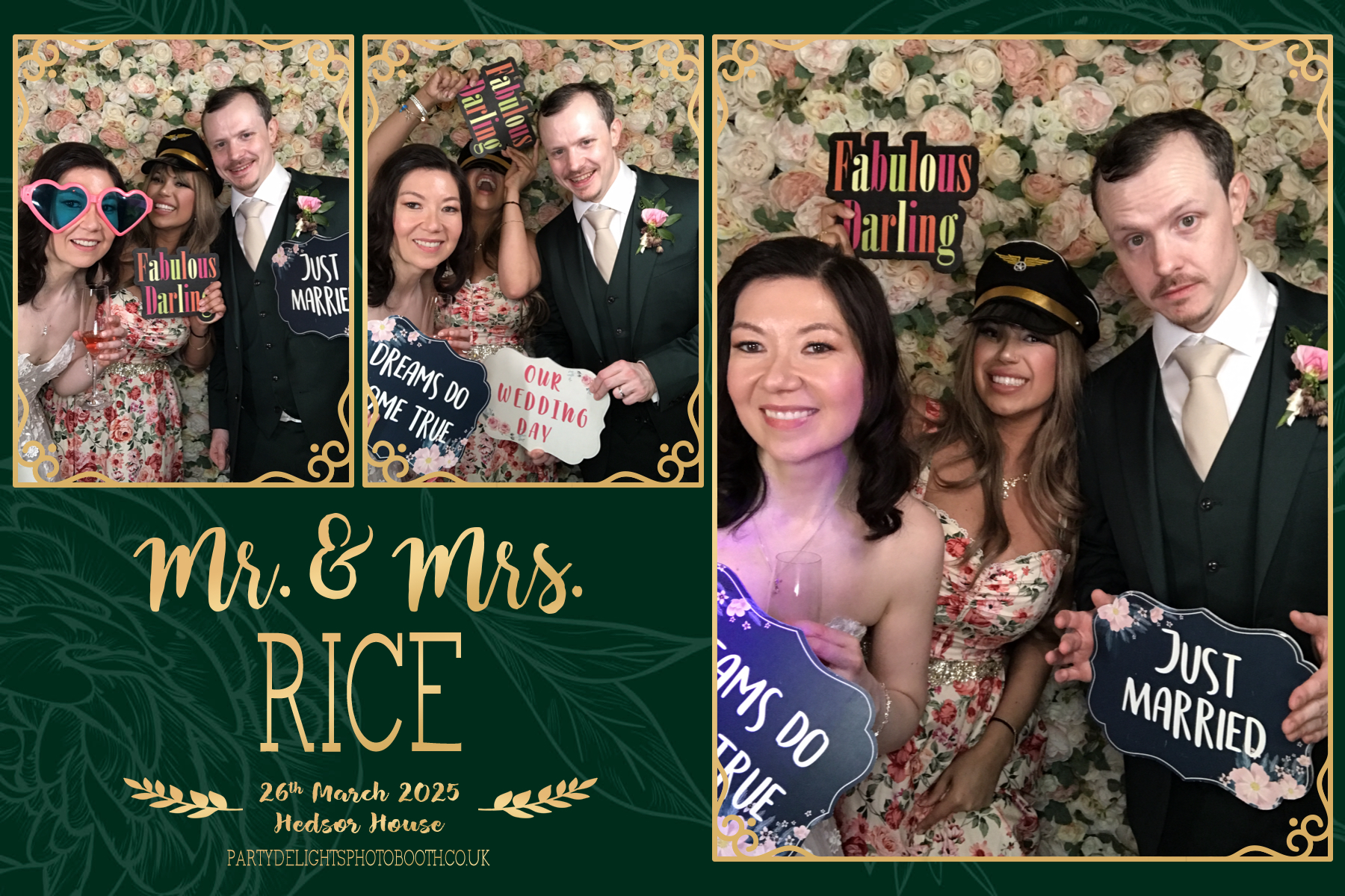 Aleeta and Andrew's Wedding | View more photos from the event at gallery.partydelightsphotobooth.co.uk/u/PartyDelightsPhotoBooth/Aleeta-and-Andrews-Wedding