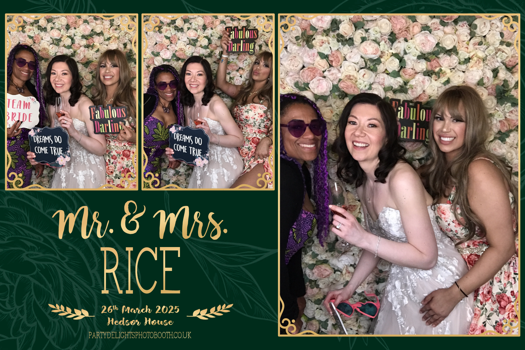 Aleeta and Andrew's Wedding | View more photos from the event at gallery.partydelightsphotobooth.co.uk/u/PartyDelightsPhotoBooth/Aleeta-and-Andrews-Wedding