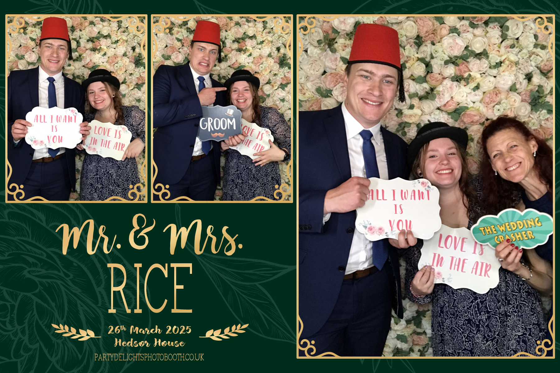 Aleeta and Andrew's Wedding | View more photos from the event at gallery.partydelightsphotobooth.co.uk/u/PartyDelightsPhotoBooth/Aleeta-and-Andrews-Wedding
