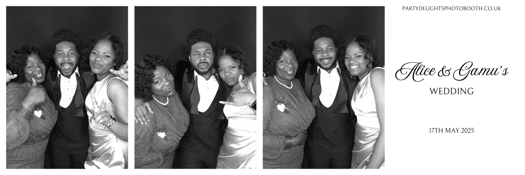 Alice & Gamu’s Wedding | View more photos from the event at gallery.partydelightsphotobooth.co.uk/u/PartyDelightsPhotoBooth/Alice-Gamu’s-Wedding