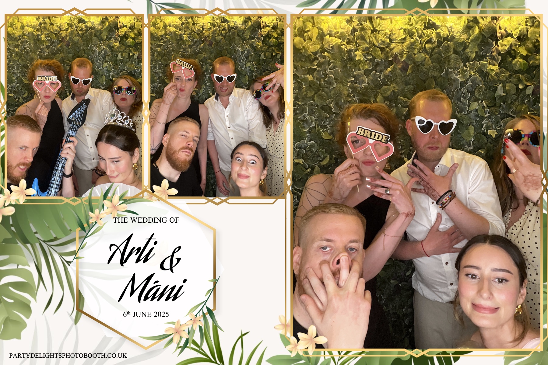 Arti & Máni’s wedding | View more photos from the event at gallery.partydelightsphotobooth.co.uk/u/PartyDelightsPhotoBooth/Arti-Máni’s-wedding