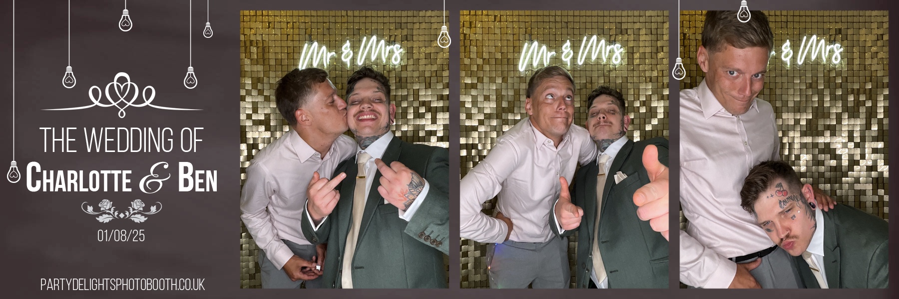 Ben & Charlotte's wedding | View more photos from the event at gallery.partydelightsphotobooth.co.uk/u/PartyDelightsPhotoBooth/Ben-Charlottes-wedding