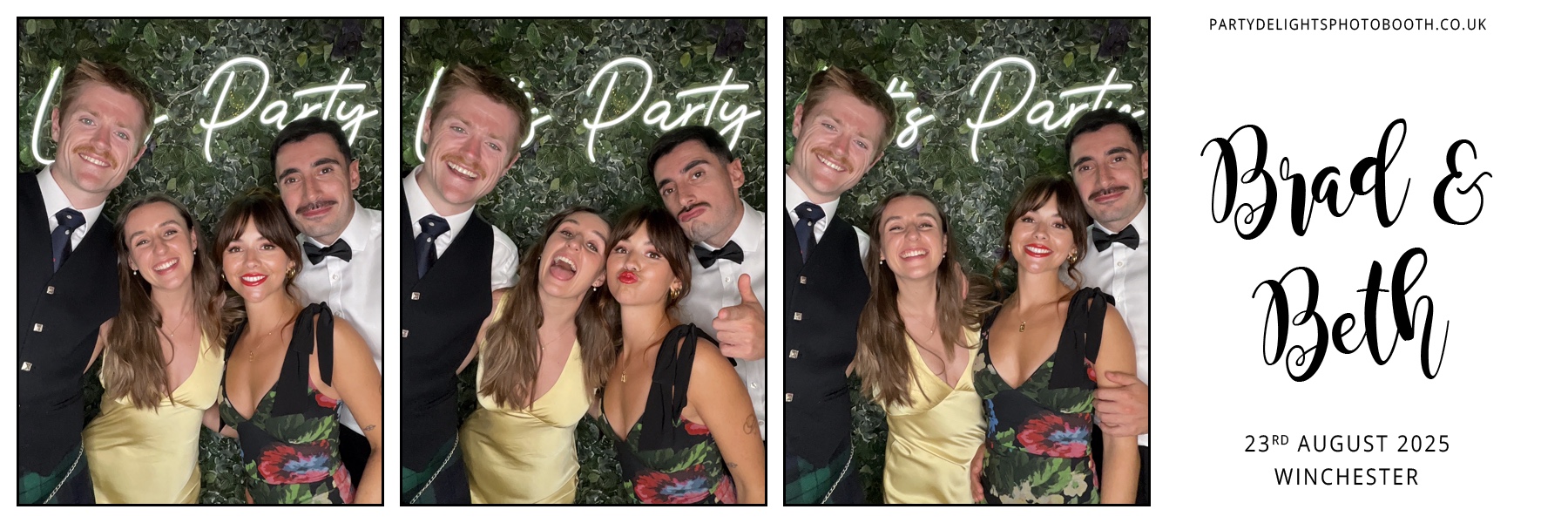 Brad and Beth’s Wedding | View more photos from the event at gallery.partydelightsphotobooth.co.uk/u/PartyDelightsPhotoBooth/Brad-and-Beth’s-Wedding
