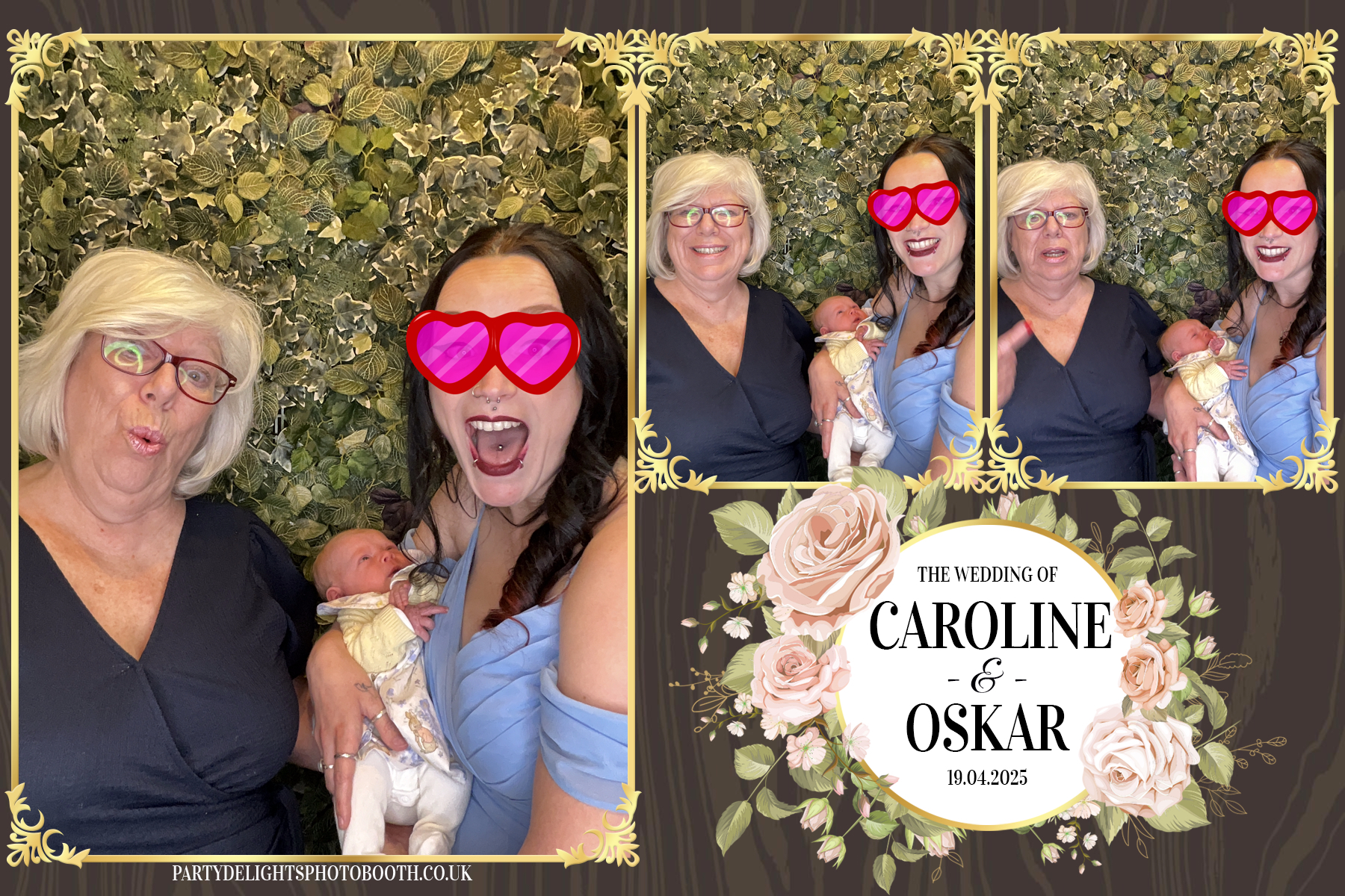 Caroline & Oskar's Wedding | View more photos from the event at gallery.partydelightsphotobooth.co.uk/u/PartyDelightsPhotoBooth/Caroline-Oskars-Wedding