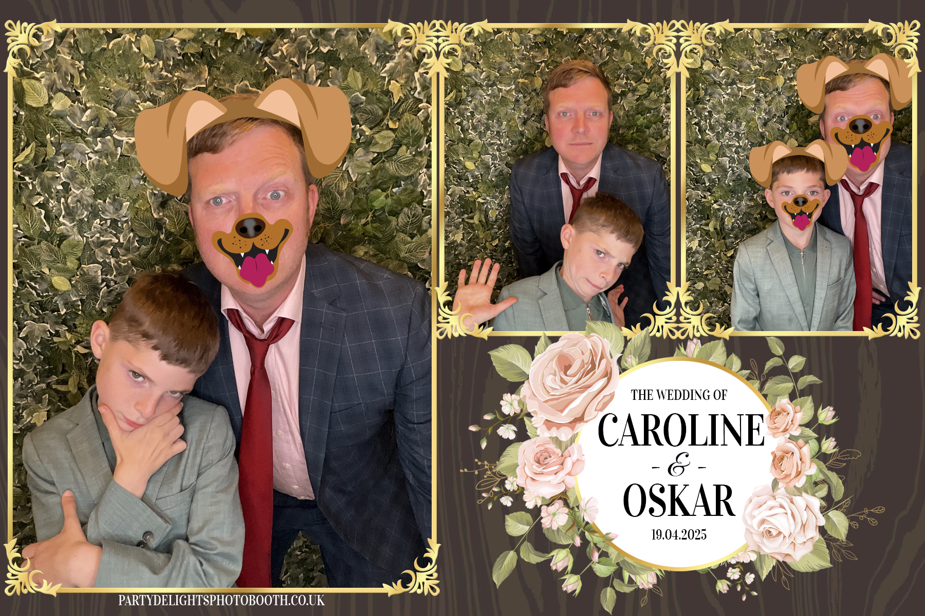 Caroline & Oskar's Wedding | View more photos from the event at gallery.partydelightsphotobooth.co.uk/u/PartyDelightsPhotoBooth/Caroline-Oskars-Wedding
