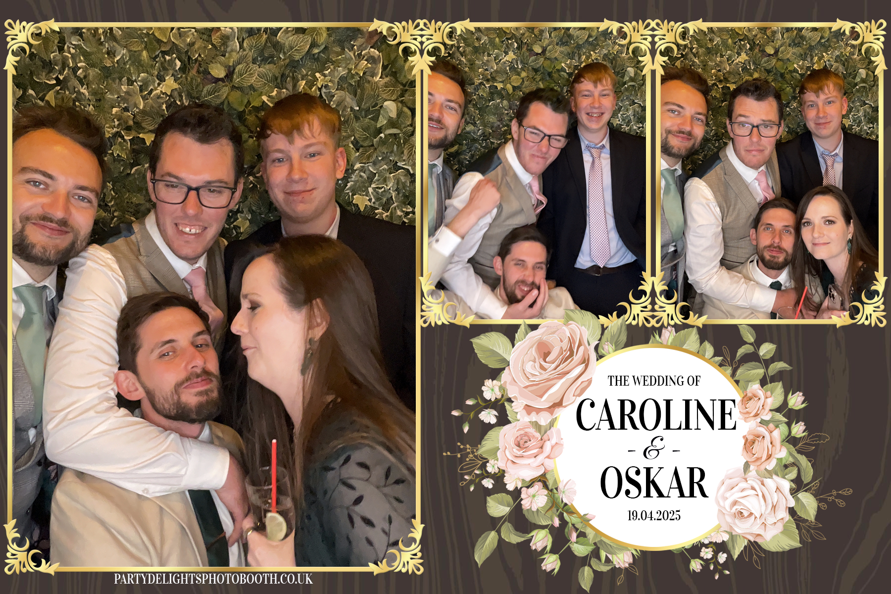 Caroline & Oskar's Wedding | View more photos from the event at gallery.partydelightsphotobooth.co.uk/u/PartyDelightsPhotoBooth/Caroline-Oskars-Wedding