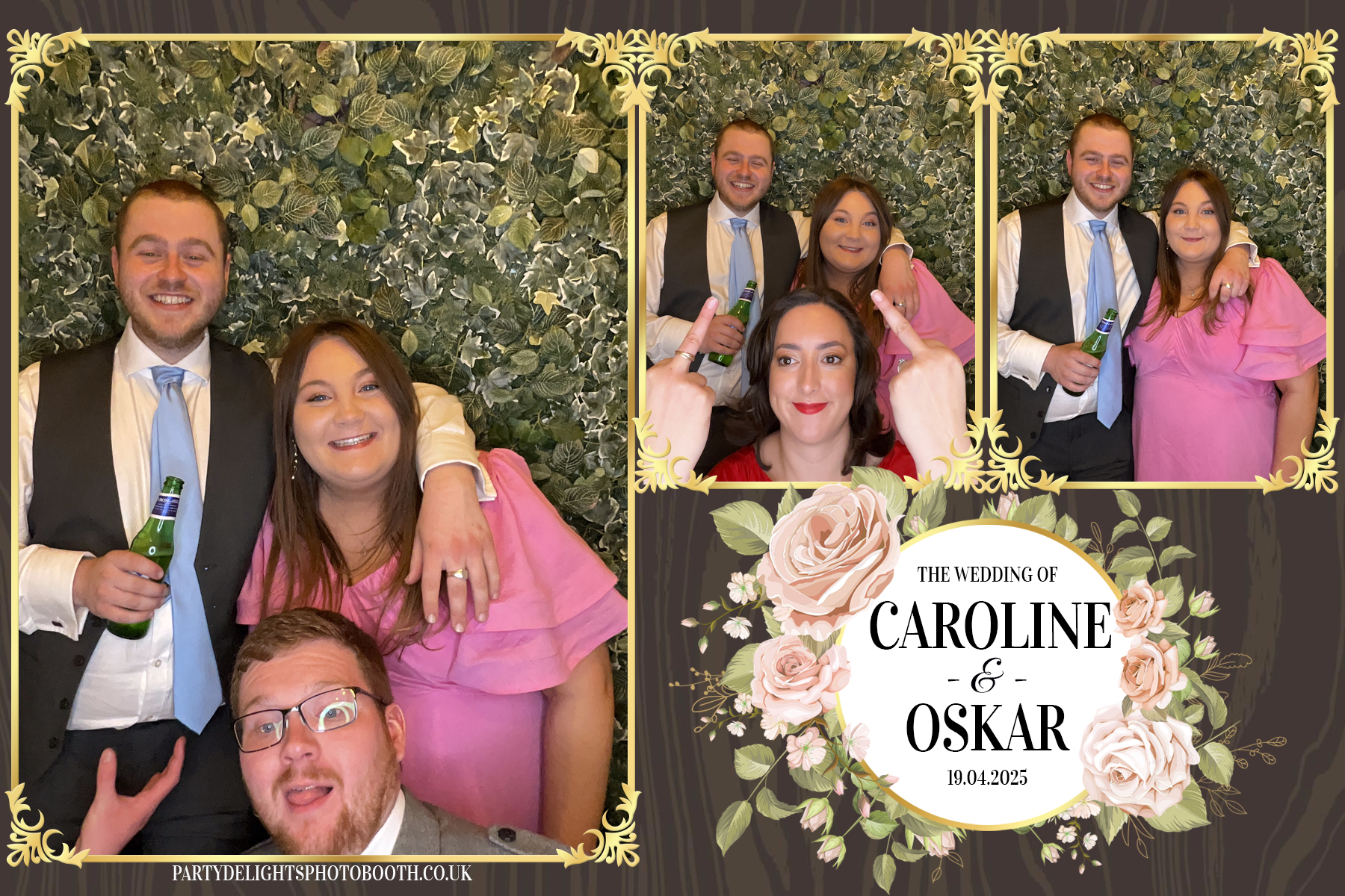 Caroline & Oskar's Wedding | View more photos from the event at gallery.partydelightsphotobooth.co.uk/u/PartyDelightsPhotoBooth/Caroline-Oskars-Wedding