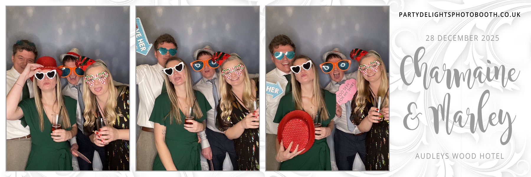Charmaine & Marley’s Wedding | View more photos from the event at gallery.partydelightsphotobooth.co.uk/u/PartyDelightsPhotoBooth/Charmaine-Marley’s-Wedding