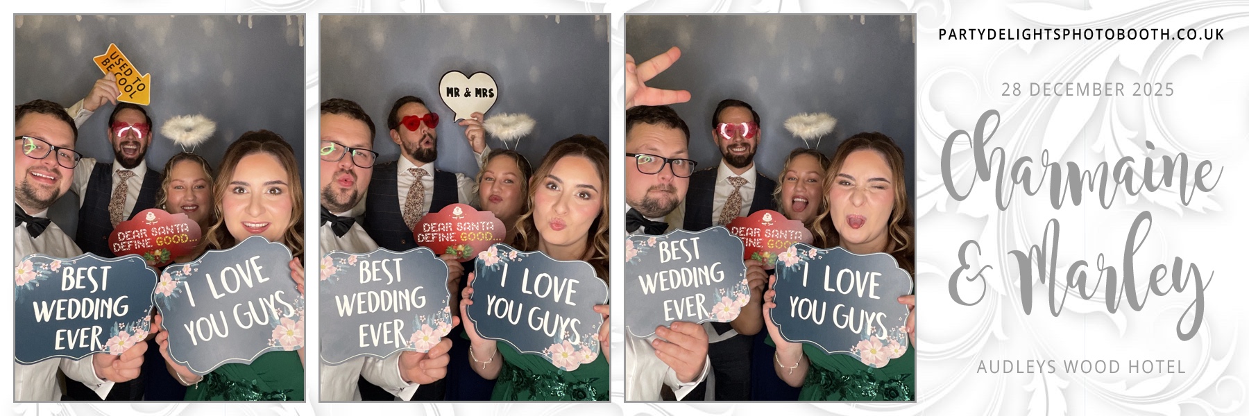 Charmaine & Marley’s Wedding | View more photos from the event at gallery.partydelightsphotobooth.co.uk/u/PartyDelightsPhotoBooth/Charmaine-Marley’s-Wedding