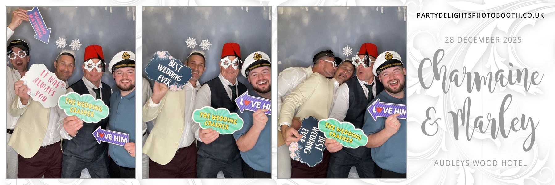 Charmaine & Marley’s Wedding | View more photos from the event at gallery.partydelightsphotobooth.co.uk/u/PartyDelightsPhotoBooth/Charmaine-Marley’s-Wedding
