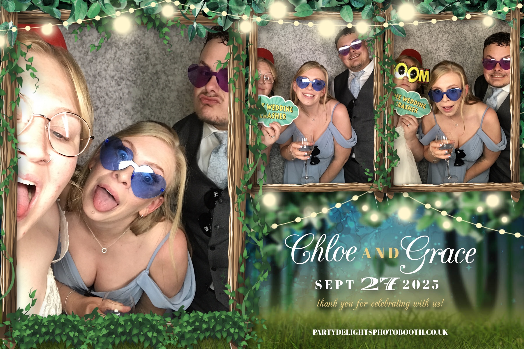 Chloe & Grace’s Wedding | View more photos from the event at gallery.partydelightsphotobooth.co.uk/u/PartyDelightsPhotoBooth/Chloe-Grace’s-Wedding