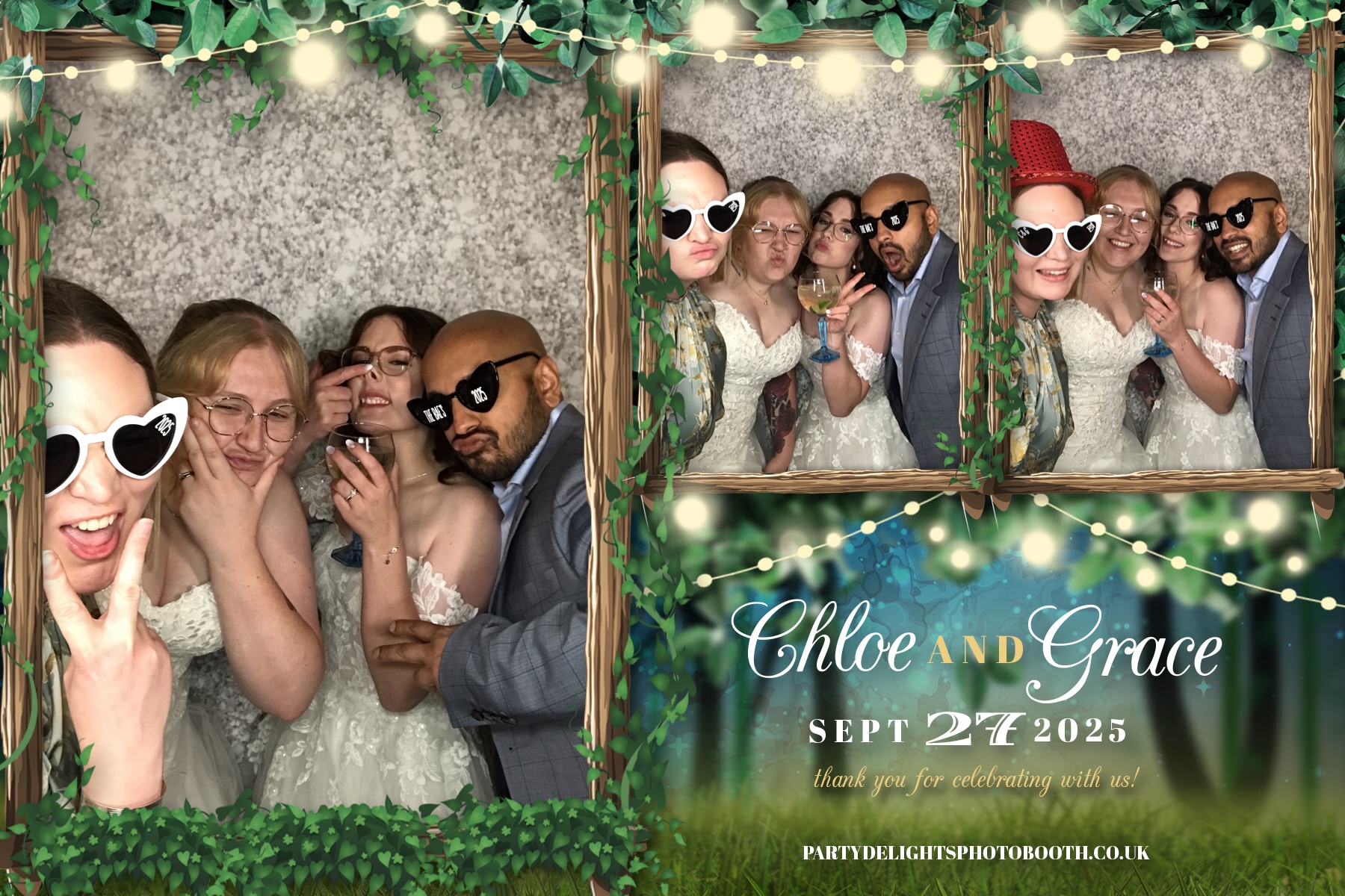 Chloe & Grace’s Wedding | View more photos from the event at gallery.partydelightsphotobooth.co.uk/u/PartyDelightsPhotoBooth/Chloe-Grace’s-Wedding