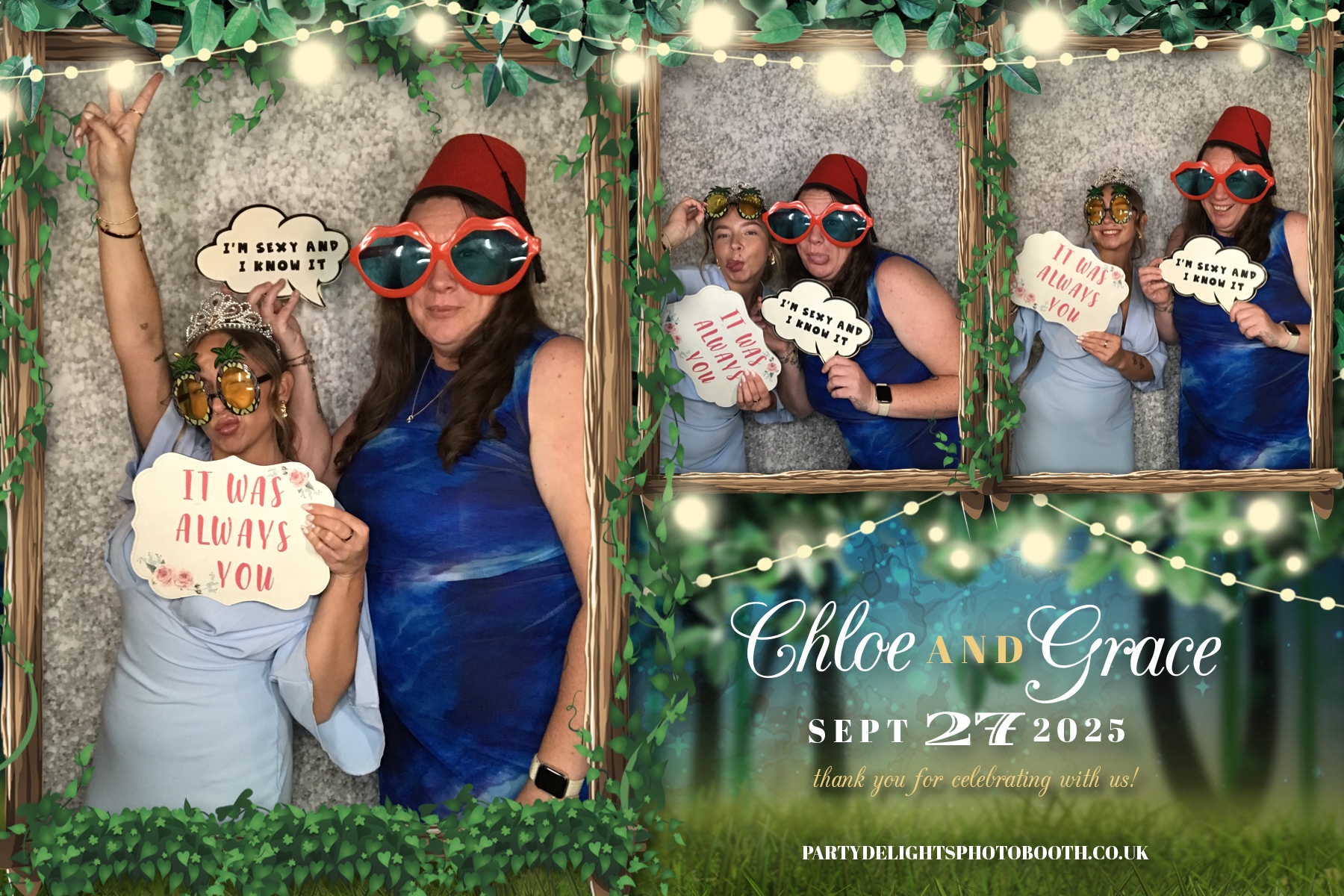 Chloe & Grace’s Wedding | View more photos from the event at gallery.partydelightsphotobooth.co.uk/u/PartyDelightsPhotoBooth/Chloe-Grace’s-Wedding