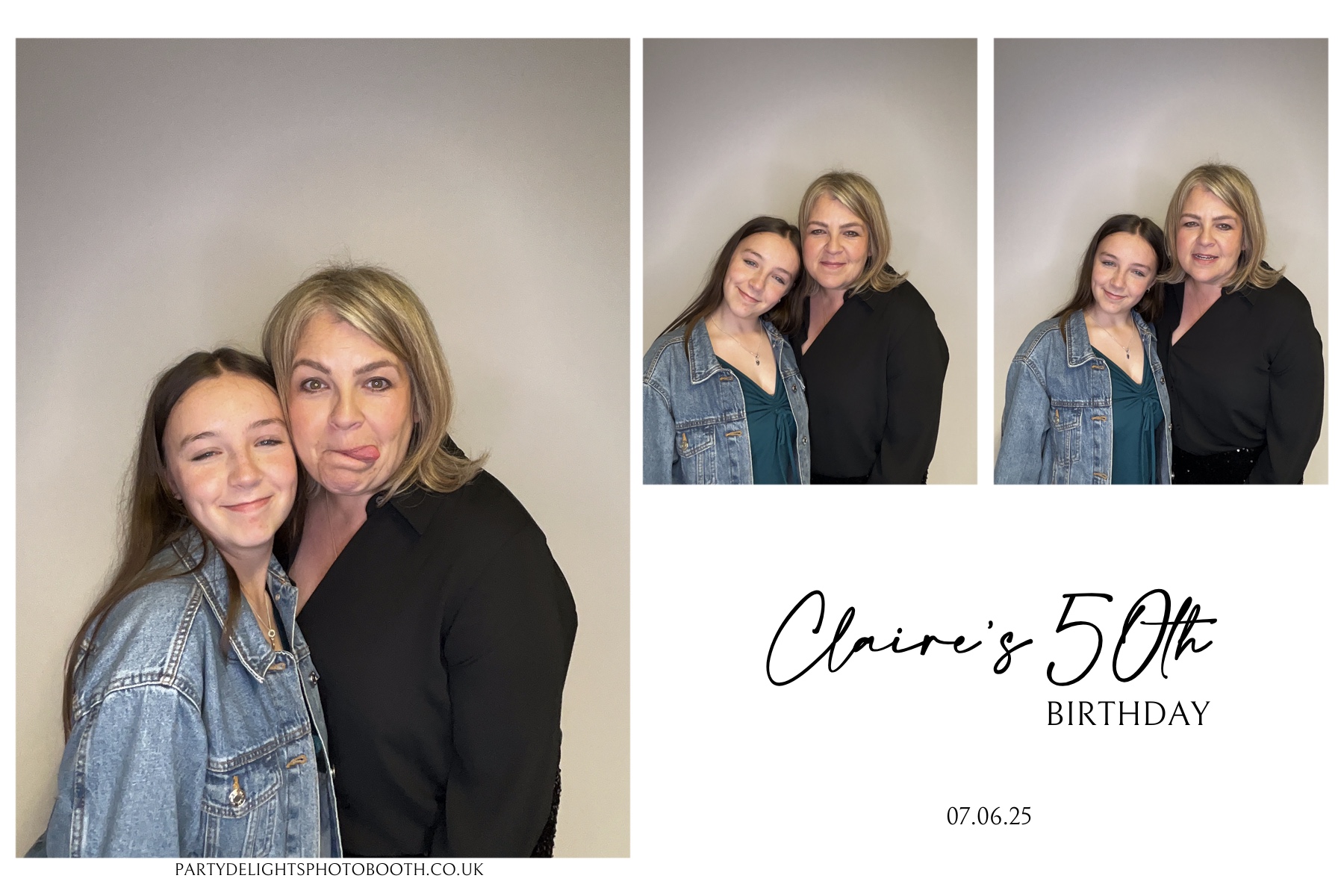 Claire’s 50th Birthday | View more photos from the event at gallery.partydelightsphotobooth.co.uk/u/PartyDelightsPhotoBooth/Claire’s-50th-Birthday
