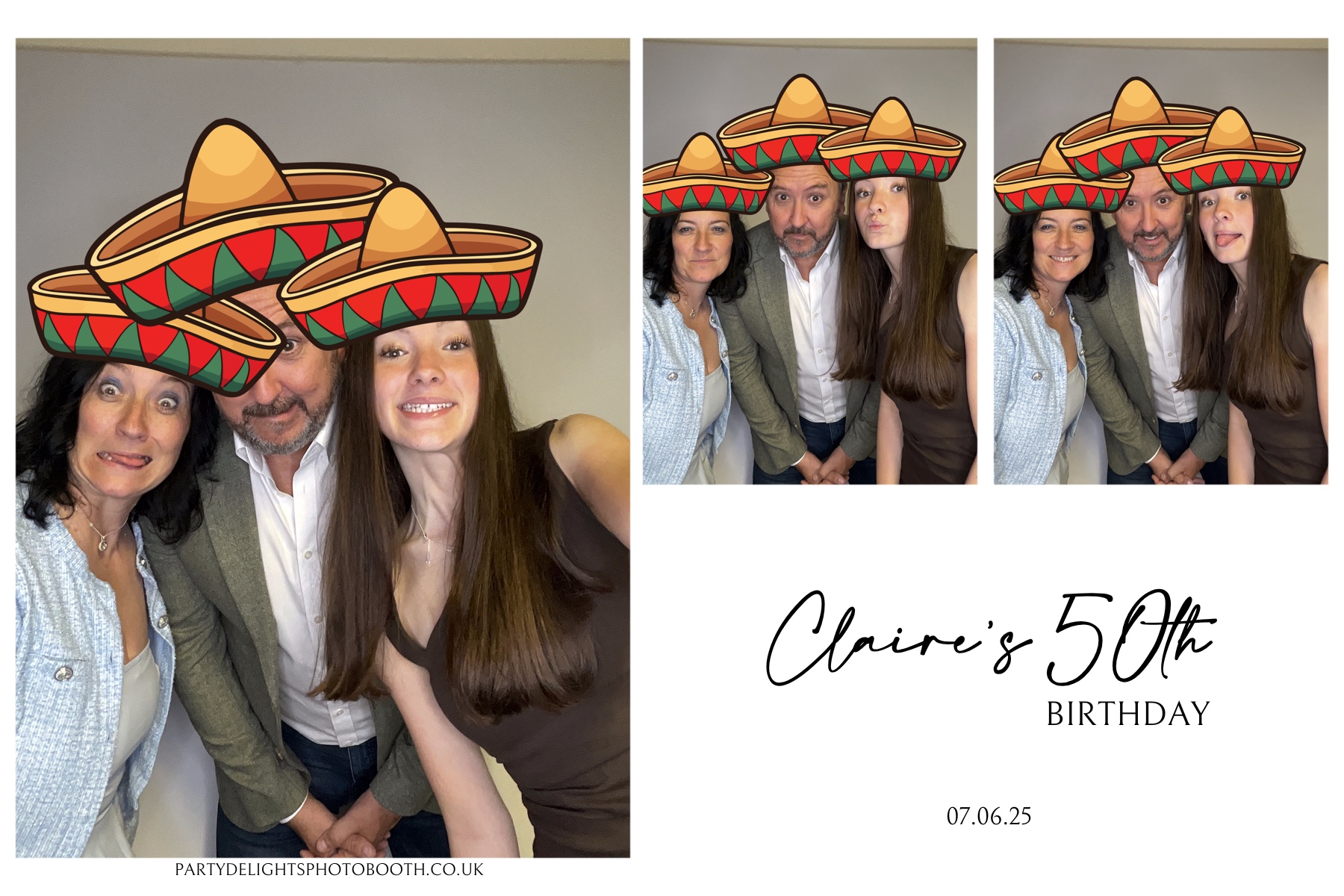 Claire’s 50th Birthday | View more photos from the event at gallery.partydelightsphotobooth.co.uk/u/PartyDelightsPhotoBooth/Claire’s-50th-Birthday