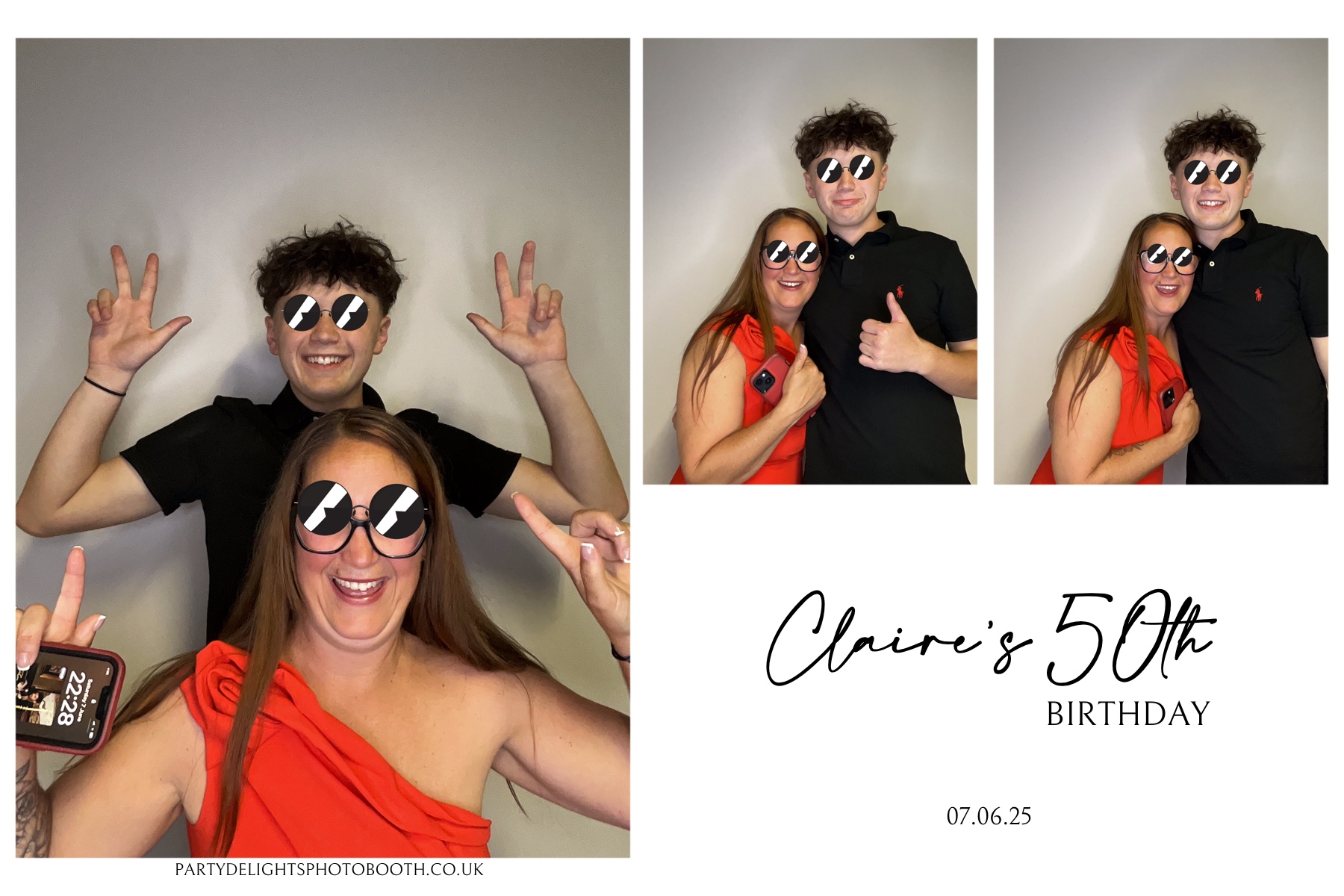 Claire’s 50th Birthday | View more photos from the event at gallery.partydelightsphotobooth.co.uk/u/PartyDelightsPhotoBooth/Claire’s-50th-Birthday
