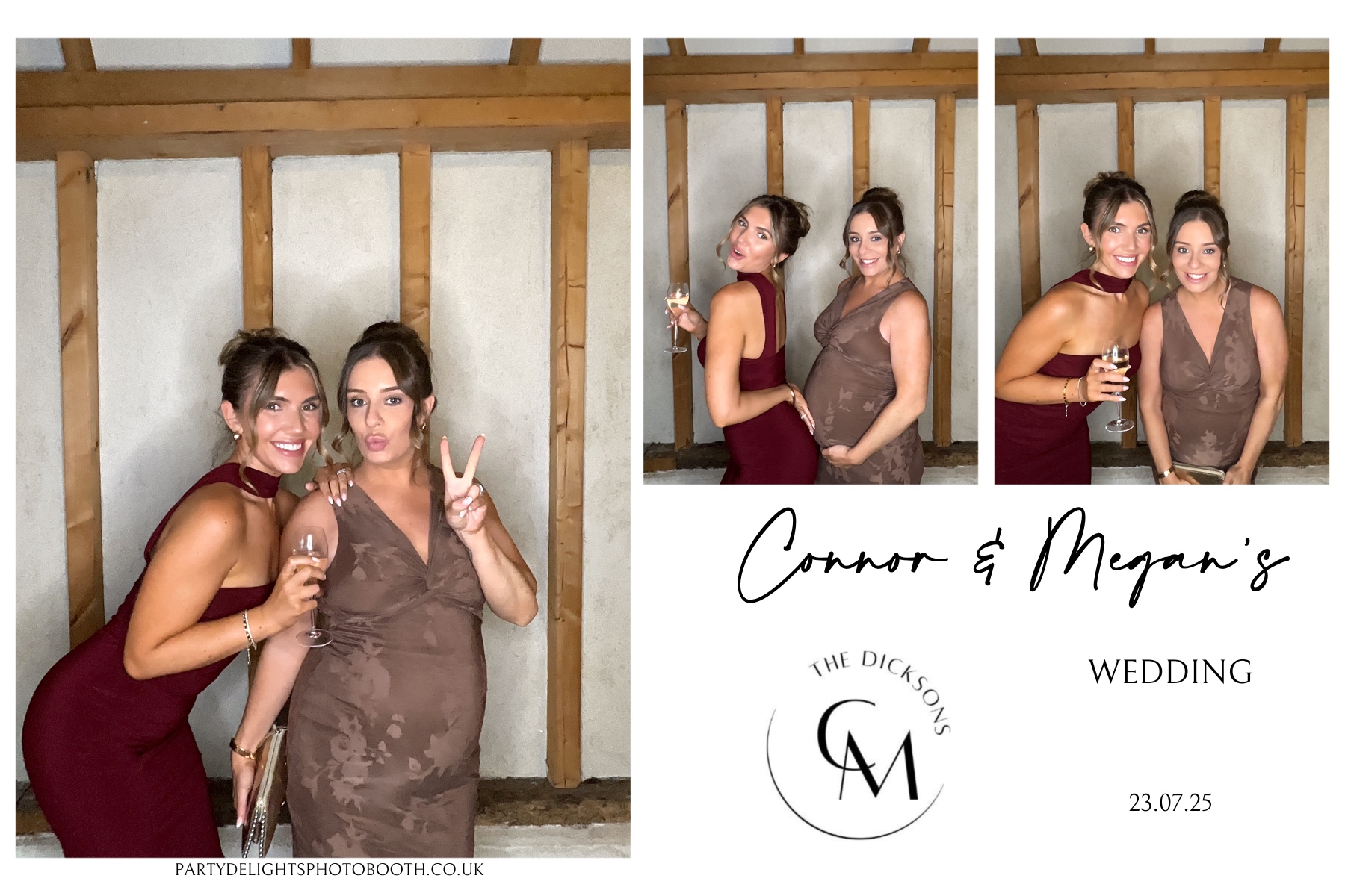 Connor and Megan's Wedding | View more photos from the event at gallery.partydelightsphotobooth.co.uk/u/PartyDelightsPhotoBooth/Connor-and-Megans-Wedding