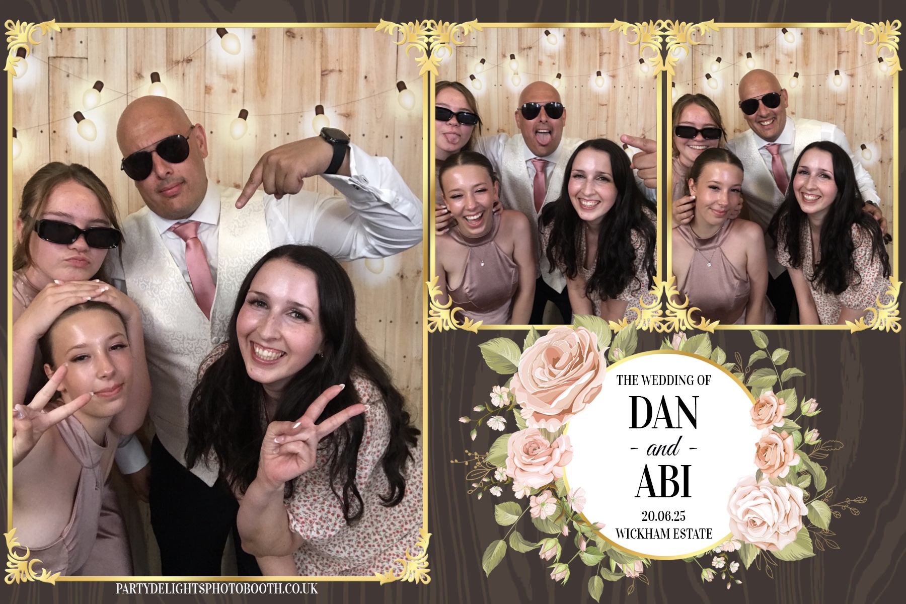 Dan and Abi's Wedding | View more photos from the event at gallery.partydelightsphotobooth.co.uk/u/PartyDelightsPhotoBooth/Dan-and-Abis-Wedding