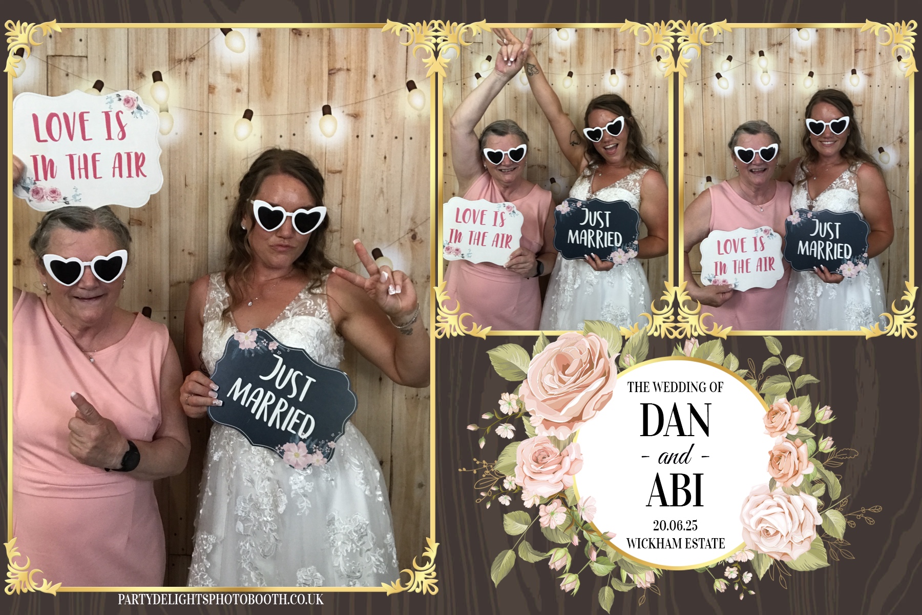 Dan and Abi's Wedding | View more photos from the event at gallery.partydelightsphotobooth.co.uk/u/PartyDelightsPhotoBooth/Dan-and-Abis-Wedding