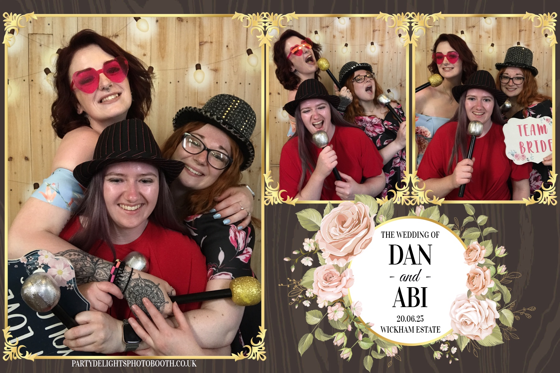 Dan and Abi's Wedding | View more photos from the event at gallery.partydelightsphotobooth.co.uk/u/PartyDelightsPhotoBooth/Dan-and-Abis-Wedding