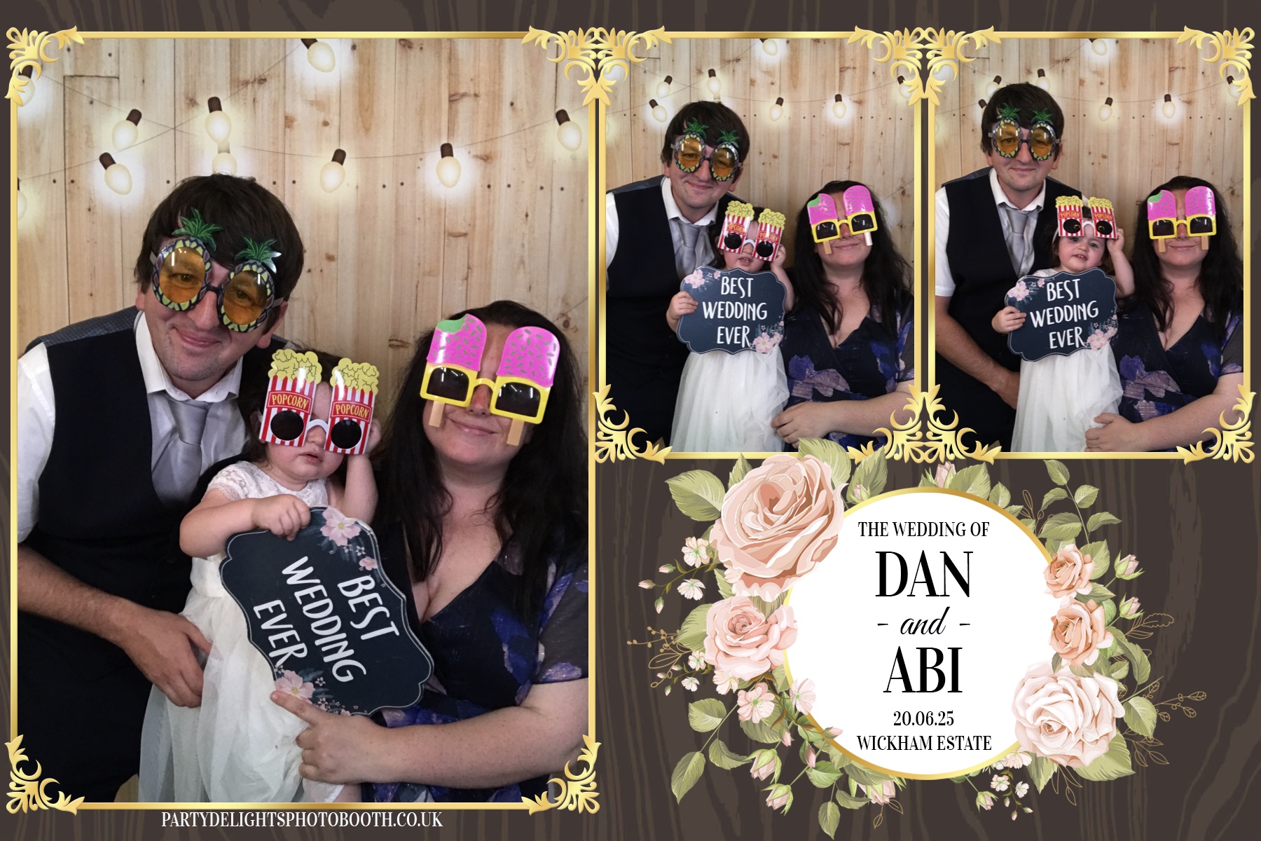 Dan and Abi's Wedding | View more photos from the event at gallery.partydelightsphotobooth.co.uk/u/PartyDelightsPhotoBooth/Dan-and-Abis-Wedding
