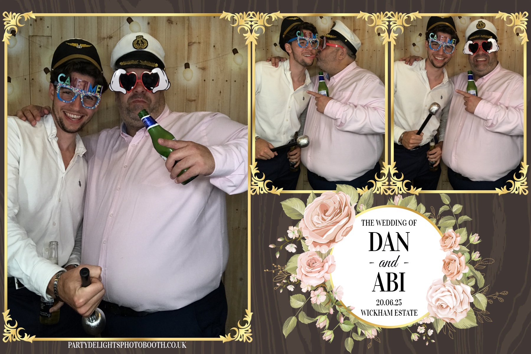 Dan and Abi's Wedding | View more photos from the event at gallery.partydelightsphotobooth.co.uk/u/PartyDelightsPhotoBooth/Dan-and-Abis-Wedding
