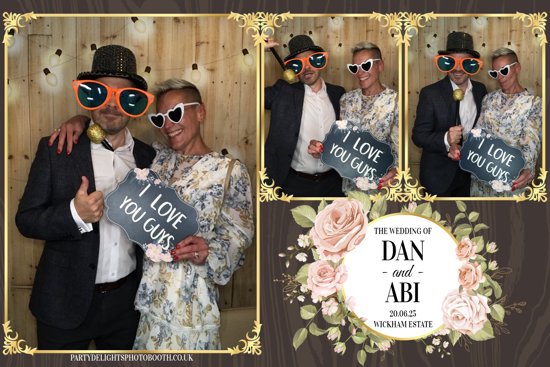 Dan and Abi's Wedding | View more photos from the event at gallery.partydelightsphotobooth.co.uk/u/PartyDelightsPhotoBooth/Dan-and-Abis-Wedding