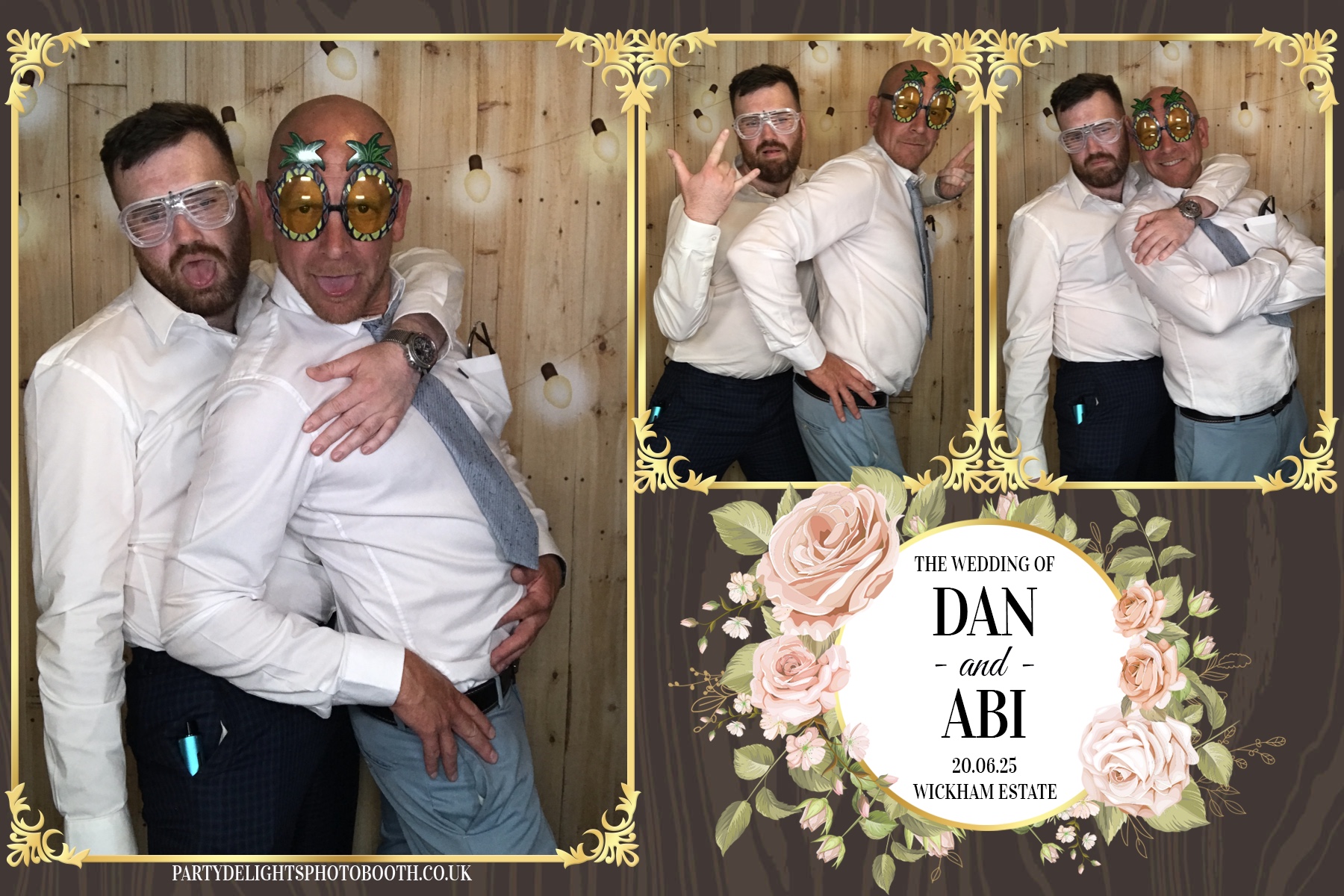 Dan and Abi's Wedding | View more photos from the event at gallery.partydelightsphotobooth.co.uk/u/PartyDelightsPhotoBooth/Dan-and-Abis-Wedding