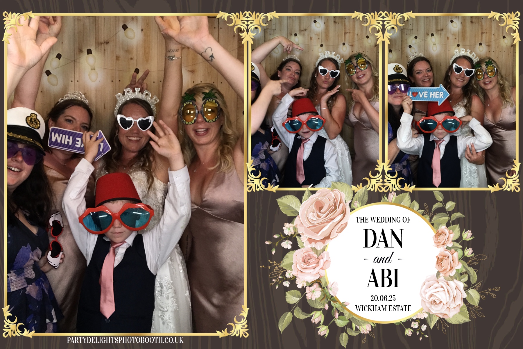 Dan and Abi's Wedding | View more photos from the event at gallery.partydelightsphotobooth.co.uk/u/PartyDelightsPhotoBooth/Dan-and-Abis-Wedding