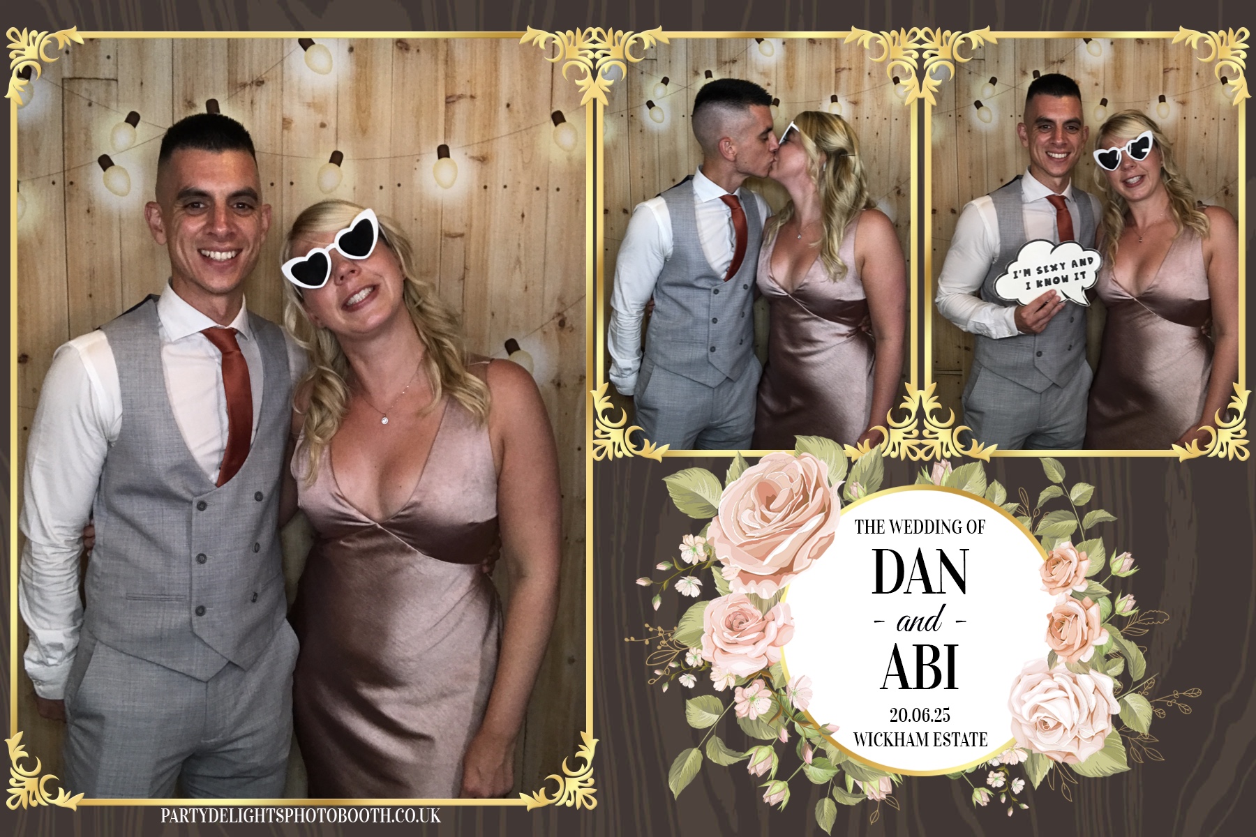 Dan and Abi's Wedding | View more photos from the event at gallery.partydelightsphotobooth.co.uk/u/PartyDelightsPhotoBooth/Dan-and-Abis-Wedding