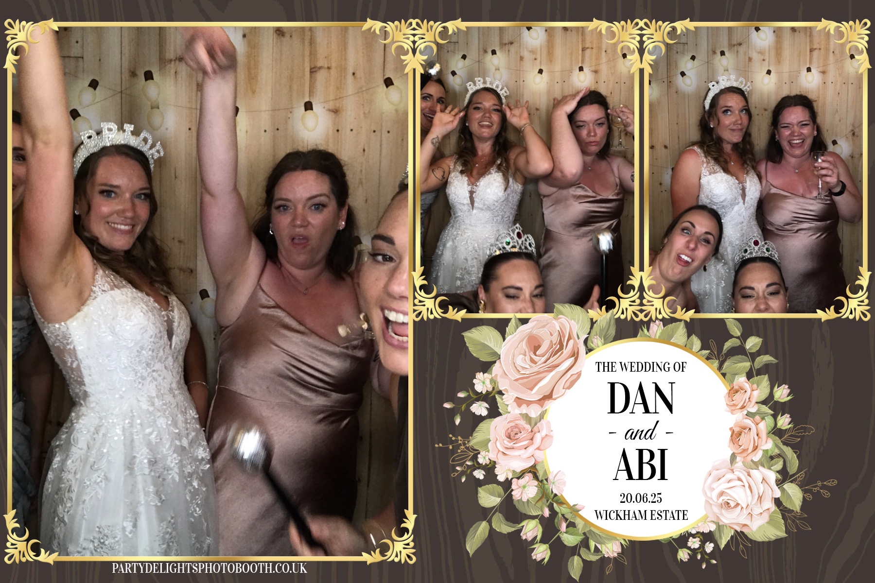 Dan and Abi's Wedding | View more photos from the event at gallery.partydelightsphotobooth.co.uk/u/PartyDelightsPhotoBooth/Dan-and-Abis-Wedding