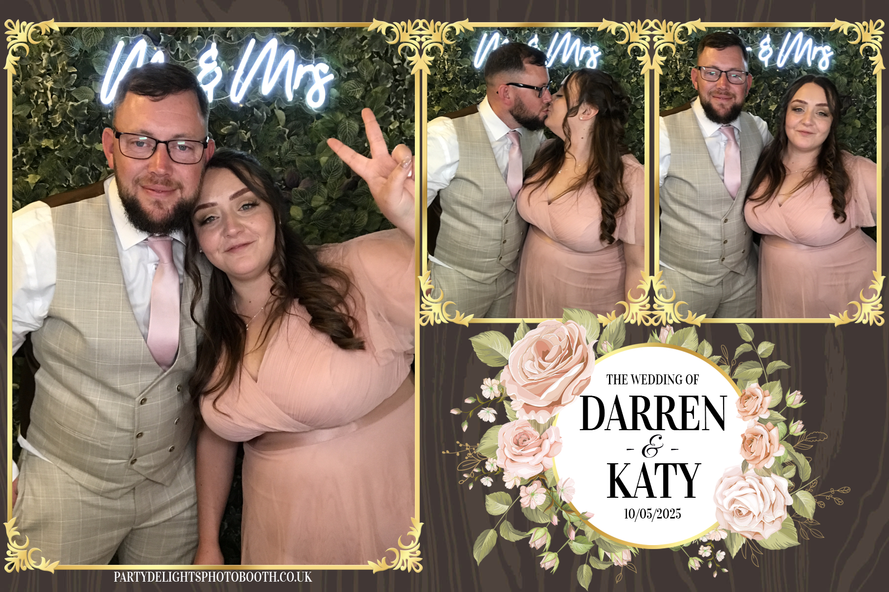 Darren & Katy Wedding | View more photos from the event at gallery.partydelightsphotobooth.co.uk/u/PartyDelightsPhotoBooth/Darren-Katy-Wedding