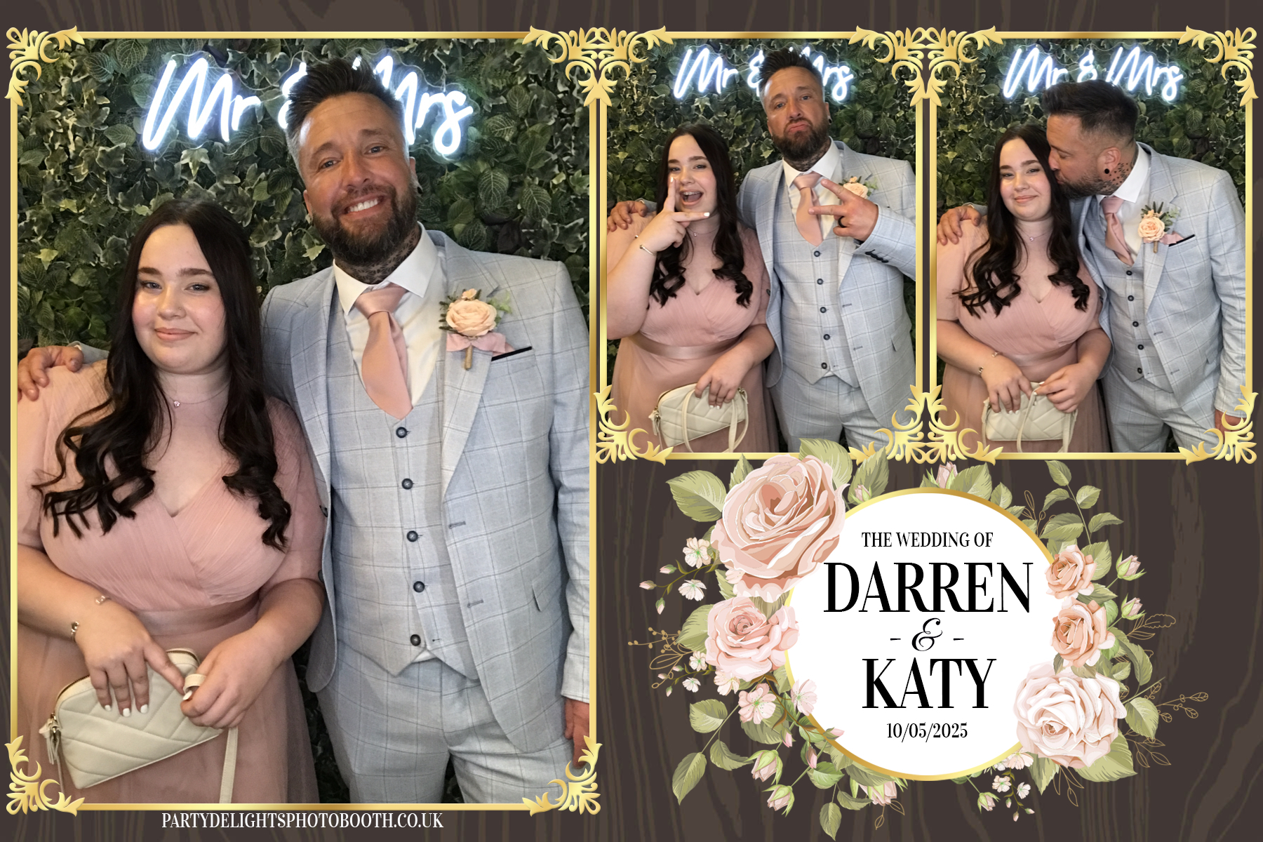 Darren & Katy Wedding | View more photos from the event at gallery.partydelightsphotobooth.co.uk/u/PartyDelightsPhotoBooth/Darren-Katy-Wedding