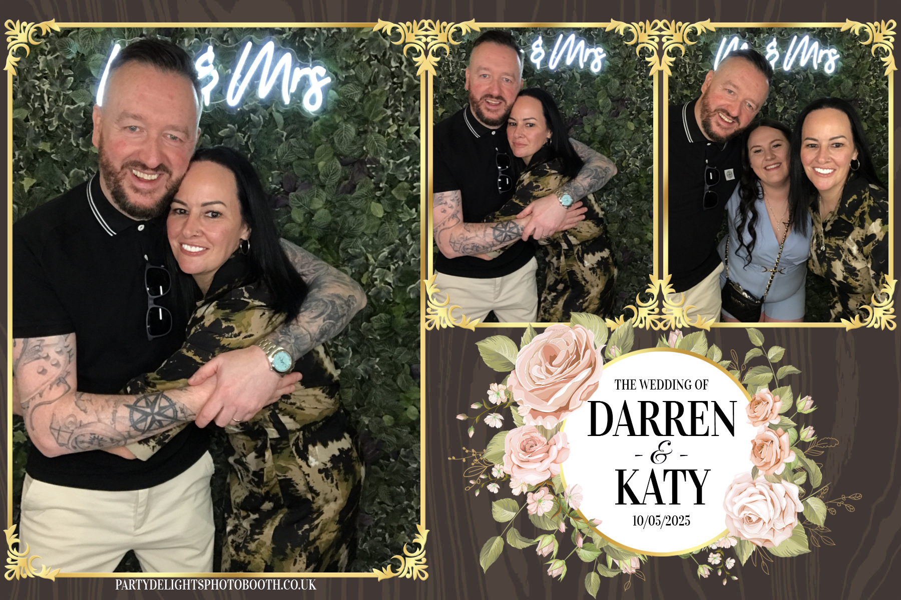Darren & Katy Wedding | View more photos from the event at gallery.partydelightsphotobooth.co.uk/u/PartyDelightsPhotoBooth/Darren-Katy-Wedding