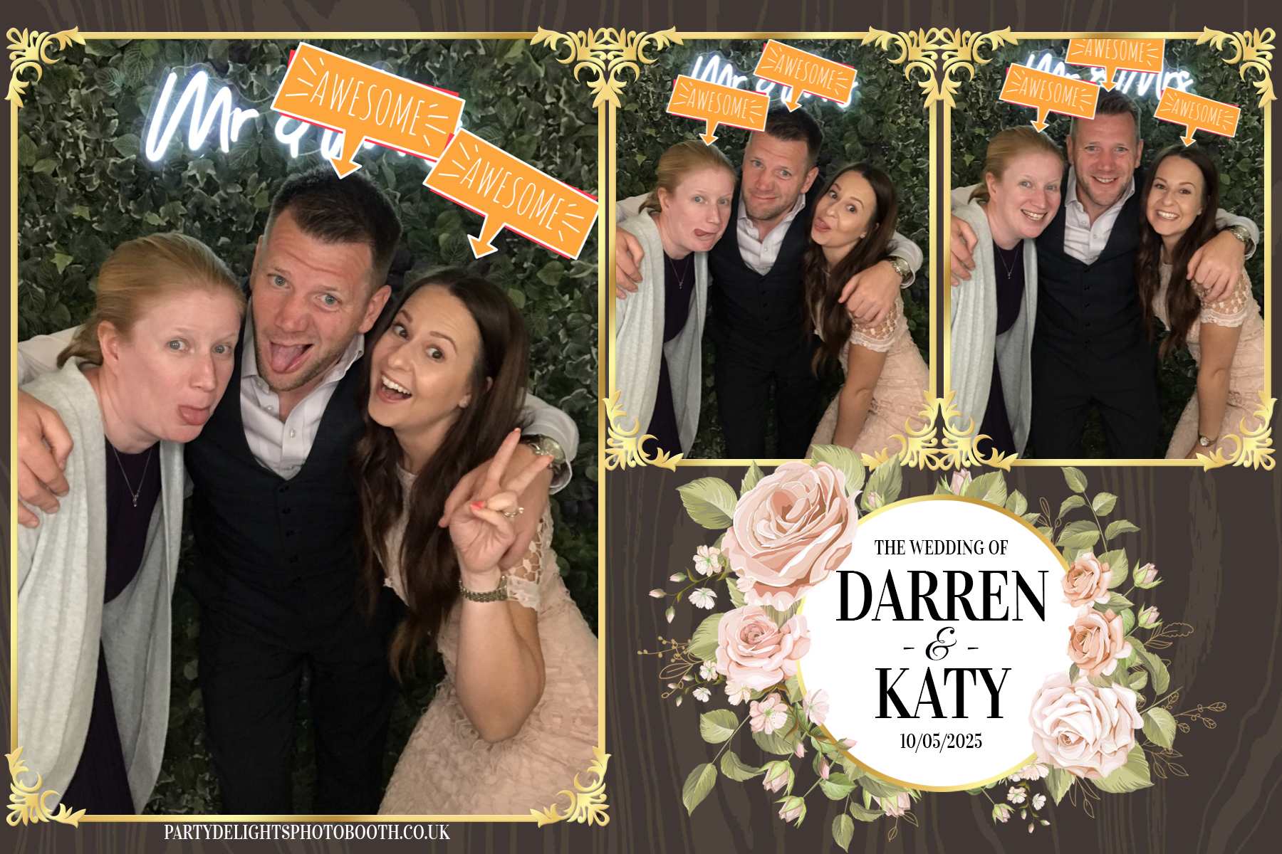Darren & Katy Wedding | View more photos from the event at gallery.partydelightsphotobooth.co.uk/u/PartyDelightsPhotoBooth/Darren-Katy-Wedding