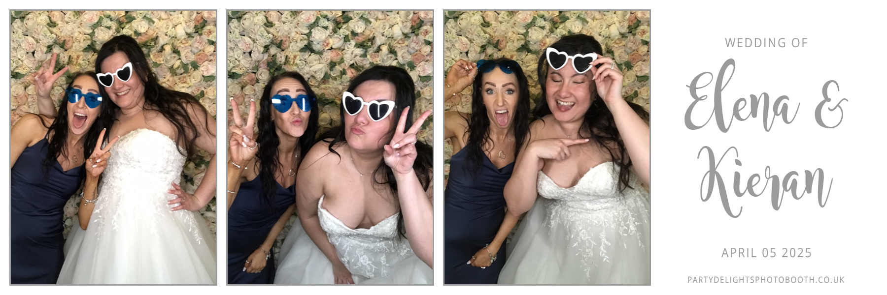 Elena & Kieran's Wedding | View more photos from the event at gallery.partydelightsphotobooth.co.uk/u/PartyDelightsPhotoBooth/Elena-Kierans-Wedding