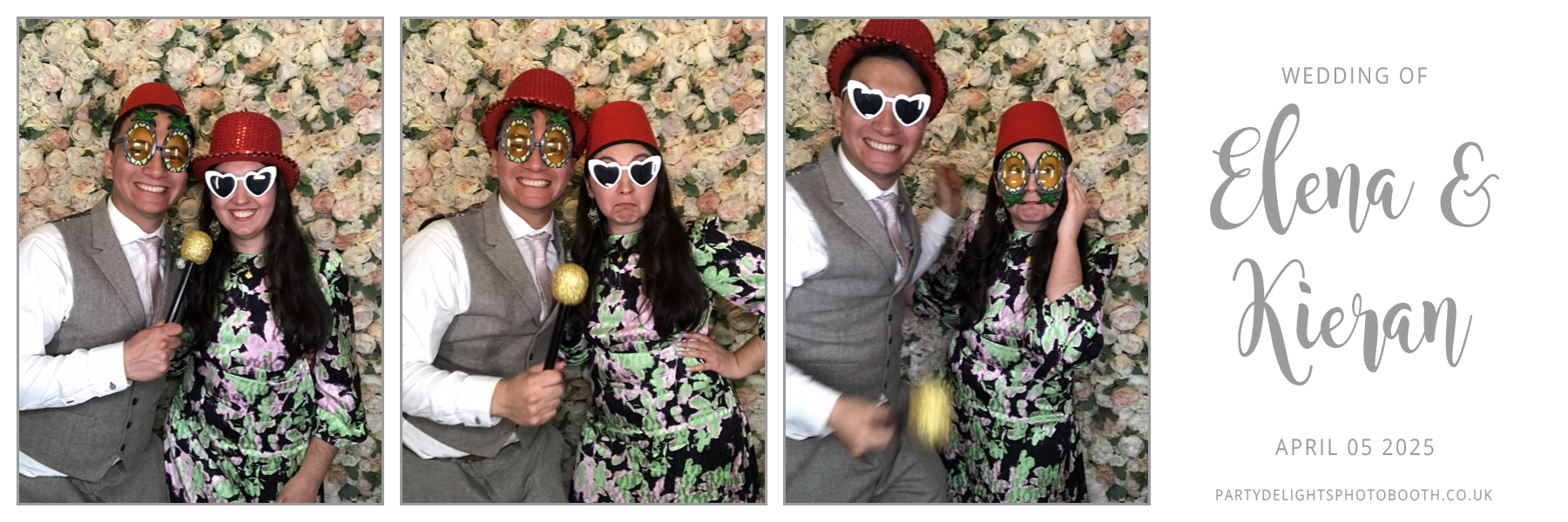 Elena & Kieran's Wedding | View more photos from the event at gallery.partydelightsphotobooth.co.uk/u/PartyDelightsPhotoBooth/Elena-Kierans-Wedding